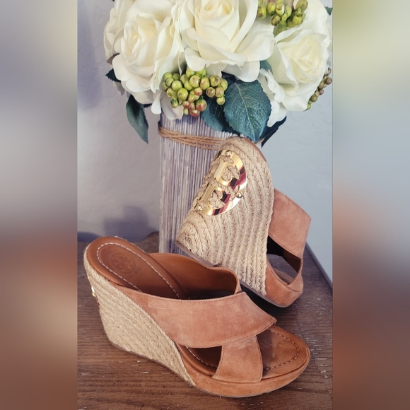 Tory Burch Shoes - Tory Burch Espradille Wedges Size 7